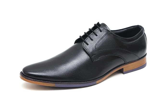 ARAMISH Men’s Genuine Leather Lace Up Office Formal Shoes
